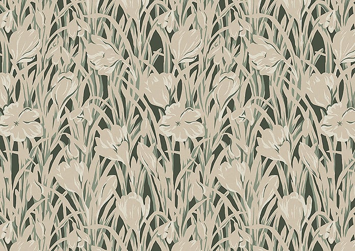 Emily Bond Crocus, Green - Roller Blind - Image 6